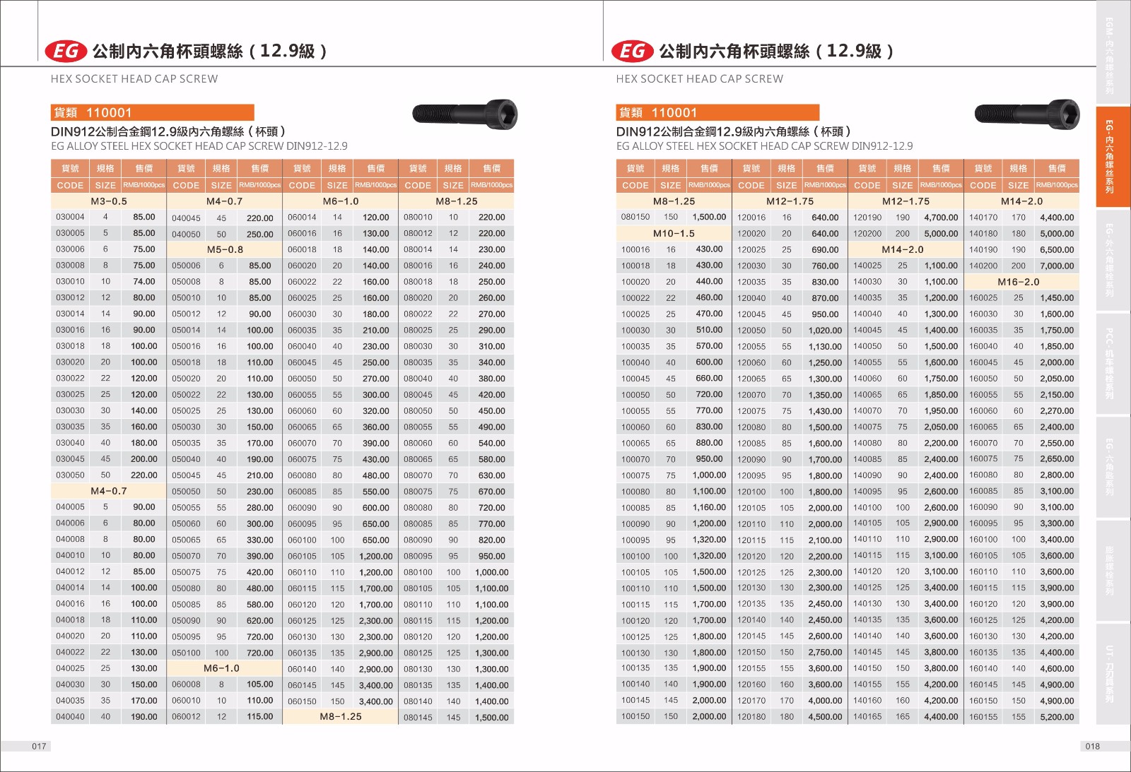 五金螺丝画册案例